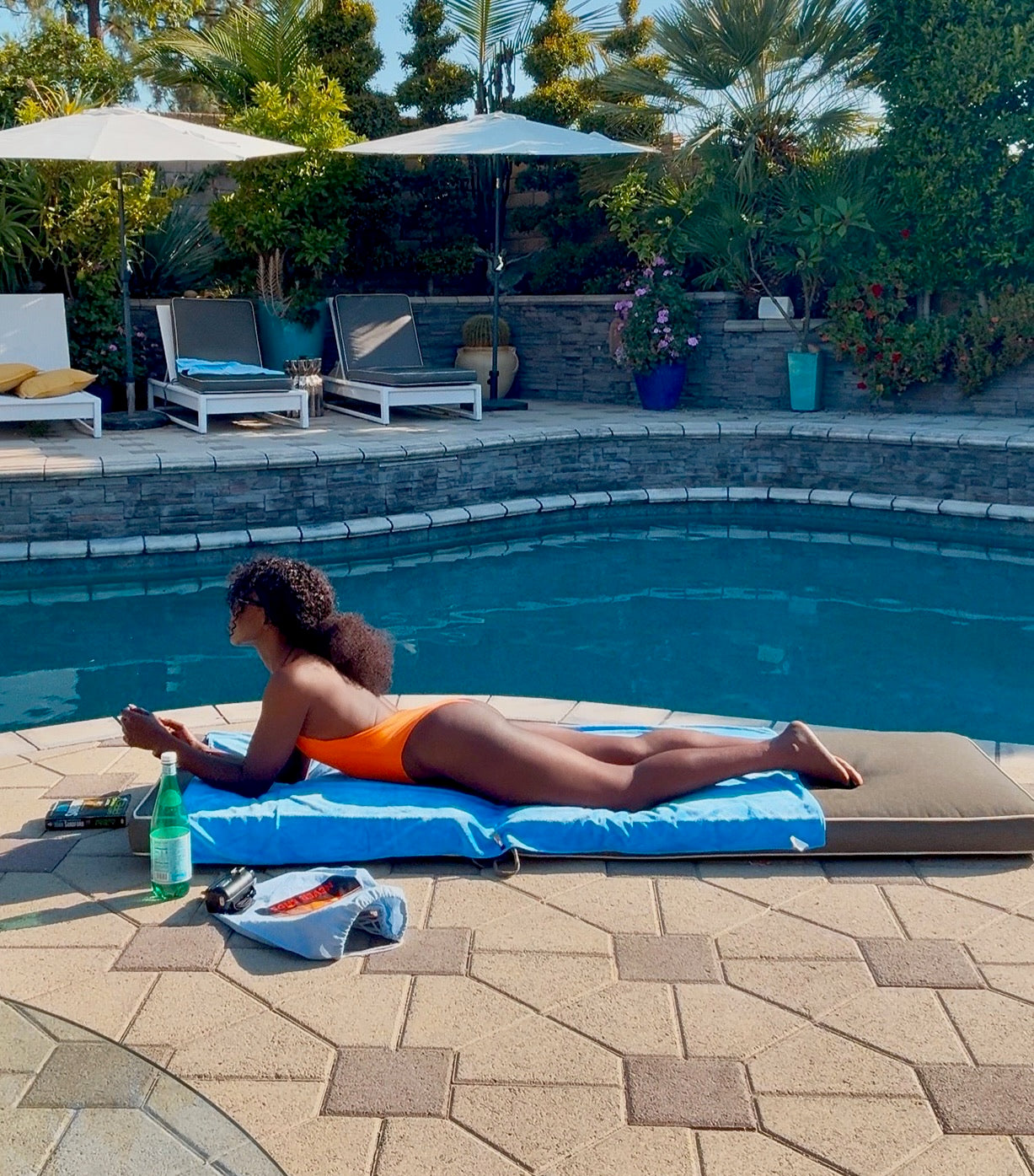 Orange You Glad Beaded One Piece