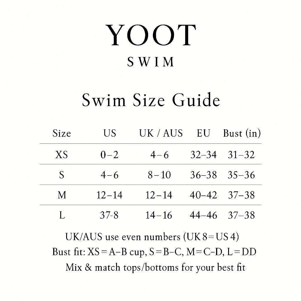 Swim Size Guide
